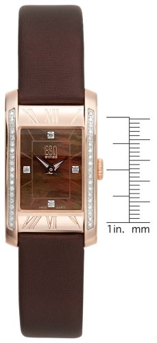 Venture Brown Mother Of Pearl Dial Leather Strap 